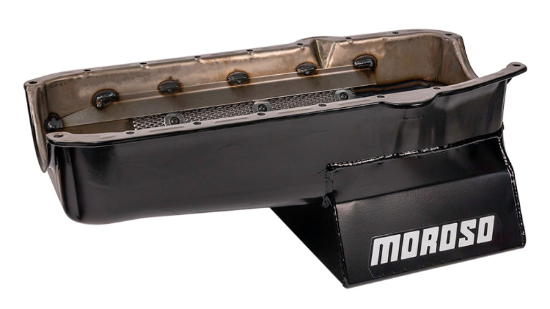 Moroso Oil Pan, Chevrolet Small Block, 86-Up, 1 PC Seal 8.25" 20206 User 1