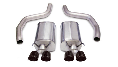 Corsa Performance 06-13 Chevrolet Corvette C6 Z06 7.0L V8 Black Sport Axle-Back Exhaust 14164BLK Photo - Primary