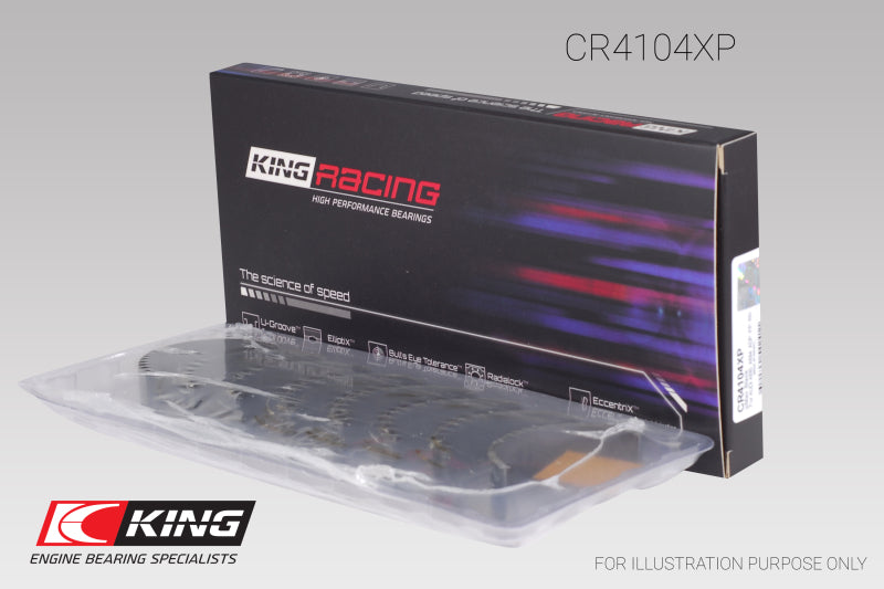 King Engine Bearings King Audi ABB/ ABM/ ADP/ PP/ RN (Size 0.26) Connecting Rod Bearing Set CR4104XPD.026 CR4104XPD.026 User 1