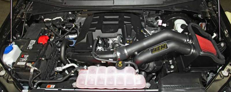 AEM Induction AEM 2015 Ford F-150 3.5L V8 Cold Air Intake System 21-8128DC 21-8128DC Photo - Mounted