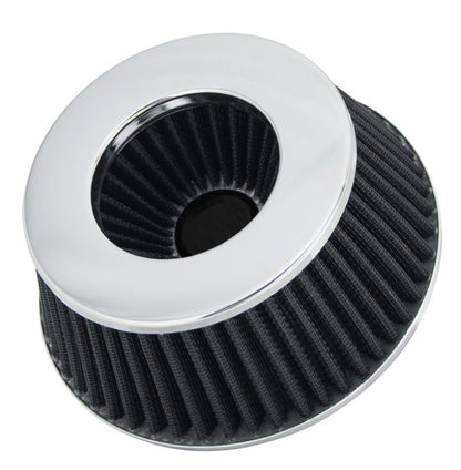 Spectre Adjustable Conical Air Filter 2-1/2in. Tall (Fits 3in. / 3-1/2in. / 4in. Tubes) - Black 8161 8161 Photo - lifestyle view