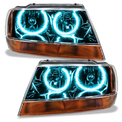ORACLE Lighting Oracle 99-04 Jeep Grand Cherokee SMD HL - Black - ColorSHIFT w/ BC1 Controller 7167-335 7167-335 Photo - out of package