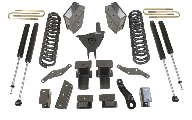 MaxTrac 17-19 Ford F-250/350 4WD 4in/1in MaxPro Coil Lift Kit w/Radius Arm Brkts & MaxTrac Shocks K943341 K943341 Photo - Primary