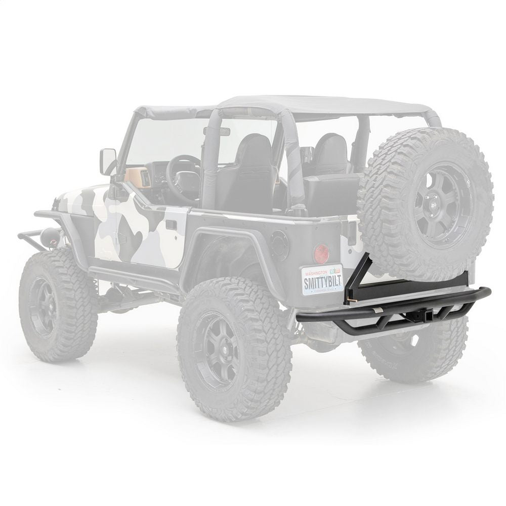 Smittybilt Src Rr Bmpr W Hitch Blk 76621-01
