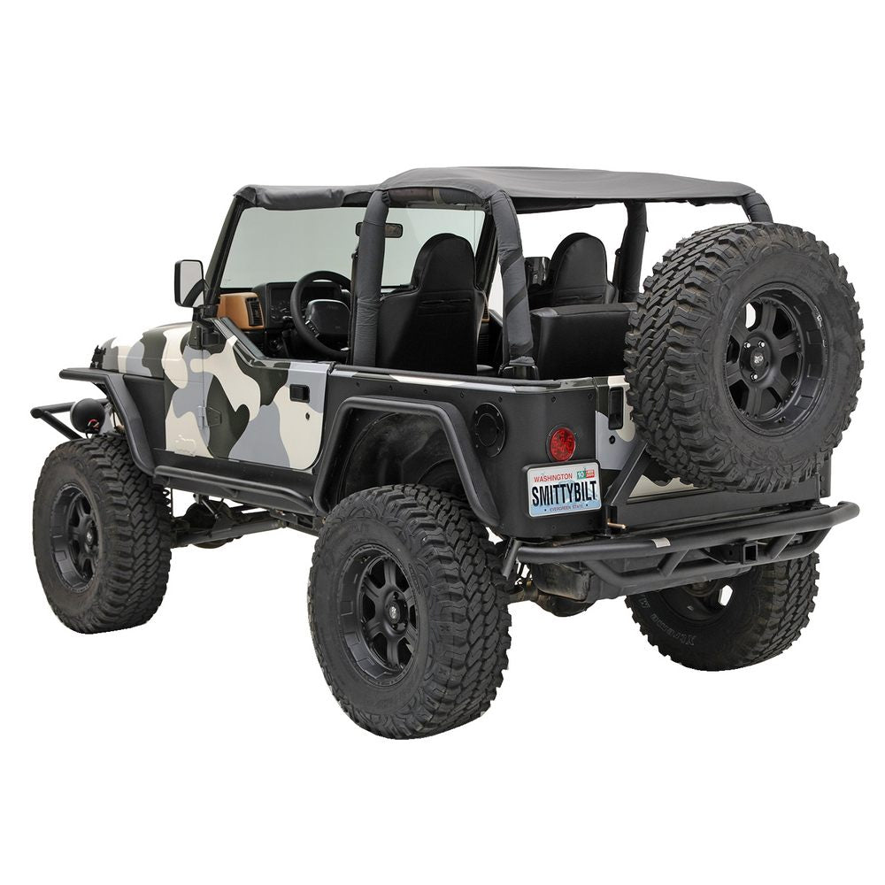 Smittybilt Src Rr Bmpr W Hitch Blk 76621-01