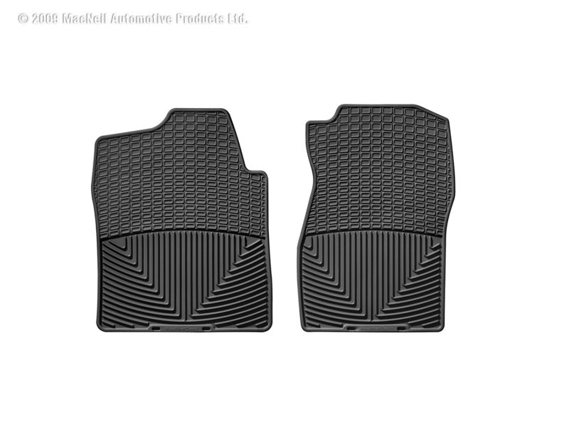 WeatherTech 07+ Chevrolet Avalanche Front Rubber Mats - Black W72 Photo - Primary