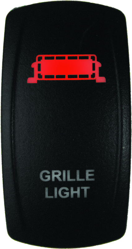 DragonFire Racing Switch Grill Light On/Off Red 522619 522619 Photo - Primary