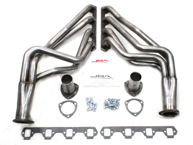 JBA 65-73 Ford Mustang 260-302/71-73 Ford 260-351W SBF 1-5/8in Primary Raw 409SS Long Tube Header 6613S 6613S Photo - Primary