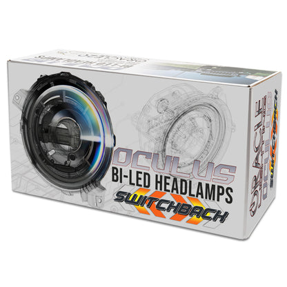 ORACLE Lighting Oracle Jeep JL/Gladiator JT Oculus Switchback Bi-LED Projector Headlights - Amber/White Switchback 5839-023 5839-023 Photo - in package