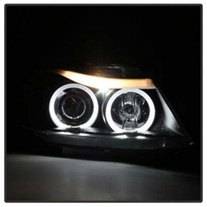 Spyder BMW E90 3-Series 06-08 Projector LED Halo Amber Reflctr Rplc Bulb Blk PRO-YD-BMWE9005-AM-BK 5009005 5009005 Photo - Unmounted