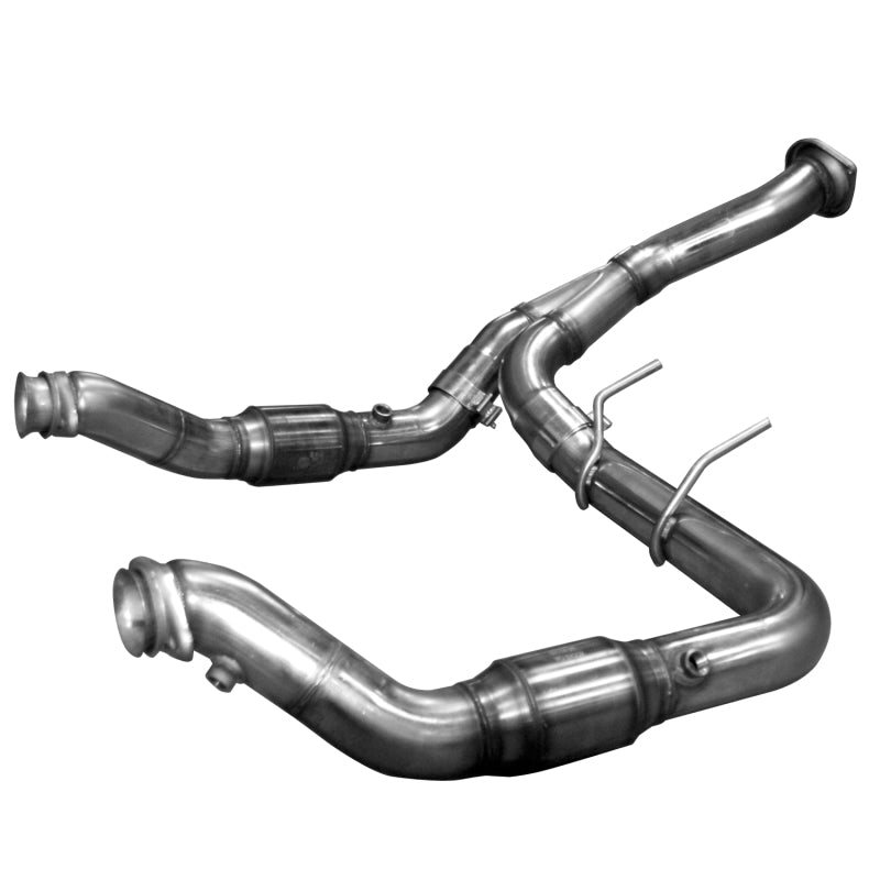 Kooks 11-14 Ford F150 Eco Boost 3.5L V6 3in SS GREEN Cat Turbo Down Y-Pipe 13533300 Photo - Unmounted