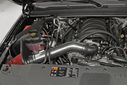 Spectre 14-15 GM Silverado/Sierra V8-5.3L F/I Air Intake Kit - Polished w/Red Filter 9006 9006 Photo - Mounted