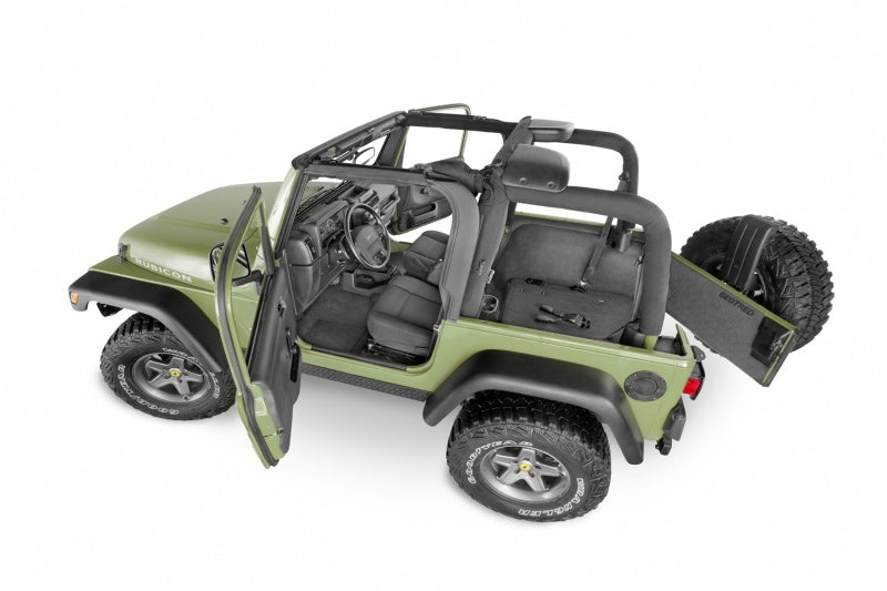 Bedrug Jeep Bedtred 97-06 Jeep Wrangler TJ/LJ Front 3Pc Floor Kit BTTJ97F Photo - Mounted