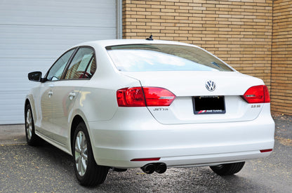 AWE Tuning Mk6 Jetta 2.5L Touring Edition Exhaust - Diamond Black Tips 3015-23052 3015-23052 Photo - Mounted