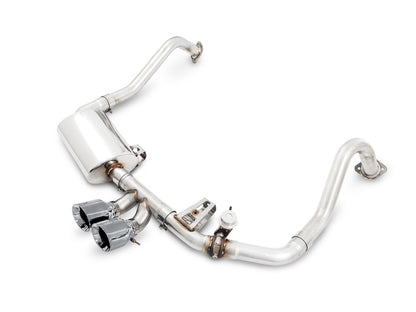 AWE Tuning Porsche 718 Boxster / Cayman SwitchPath Exhaust (PSE Only) - Chrome Silver Tips 3025-32020 3025-32020 Photo - Primary