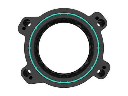 aFe 2020 Vette C8 Silver Bullet Aluminum Throttle Body Spacer / Works With Factory Intake Only - Blk 46-34017B 46-34017B Photo - Unmounted