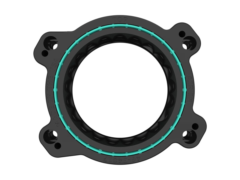 aFe 2020 Vette C8 Silver Bullet Aluminum Throttle Body Spacer / Works With Factory Intake Only - Blk 46-34017B 46-34017B Photo - Unmounted