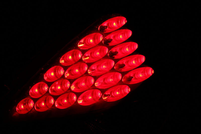 Anzo 2003-2005 Nissan 350Z LED Tail lights Black 321099 Photo - Mounted