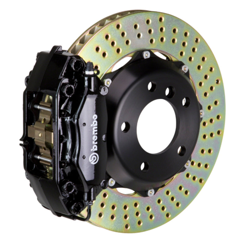 Brembo GT Brake Kit Cooper Mini Cooper S Hatchback Front 02-06 Drilled Black 1C1.6001A1 Photo - Primary