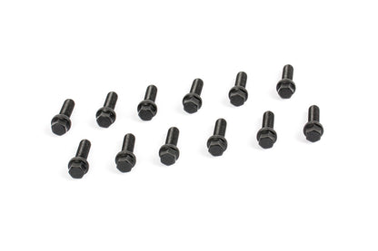Cometic Gasket Cometic Header Bolts M8 - 1.25 x 25mm Grade 5 Carbon Steel w/ Compact Head & Black Oxide Finish CF1013 CF1013 Photo - Primary