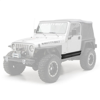 Smittybilt Xrc Rock Grds W/Step Blk 76871