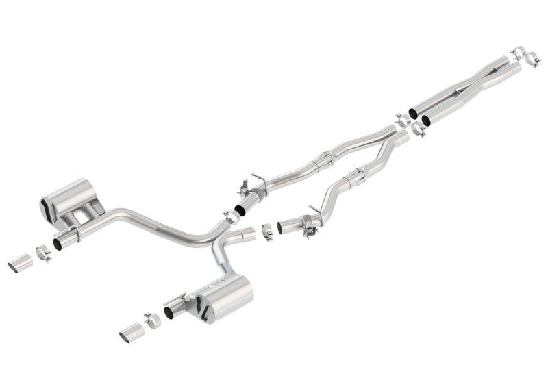 Borla 2017 Dodge Charger R/T 5.7L ATAK Catback Exhaust w/o Tips (w/MDS Valves ONLY) 140723 140723 Photo - Primary
