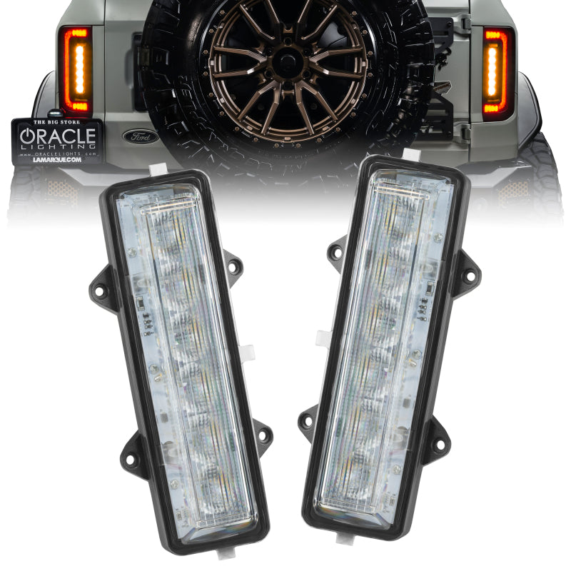 ORACLE Lighting 21-23 Ford Bronco Dual Function Reverse LED Modules Flush Tail Light - Amber/White 5915-FB-023 5915-FB-023 Photo - Primary