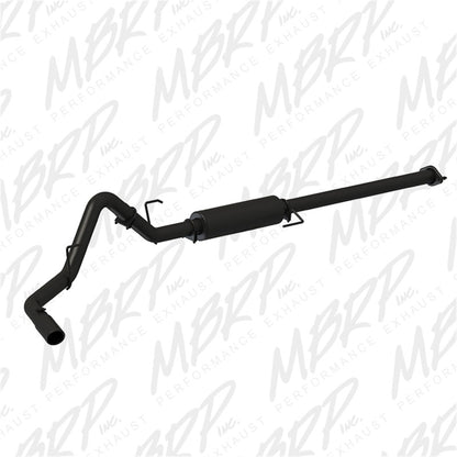 MBRP 2015 Ford F-150 2.7L / 3.5L EcoBoost 3in Cat Back Single Side Black S5253BLK Photo - Primary