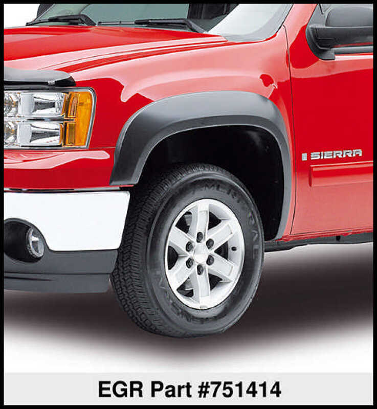 EGR 07-13 GMC Sierra LD 5.8ft Bed Rugged Look Fender Flares - Set 751414 751414 Thumbnail