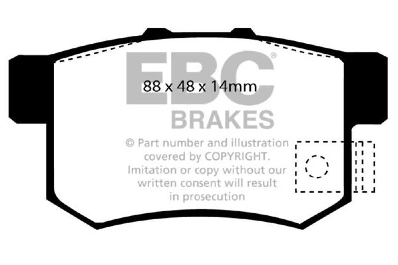 EBC Disc Brake Pad Set DP6781/2 Photo - Primary