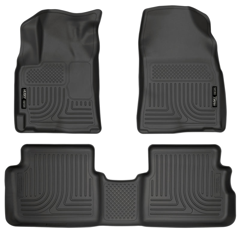 Husky Liners 09-12 Toyota Corolla/Matrix/Pontiac Vibe (FWD) WeatherBeater Combo Bla 98531 Photo - Primary