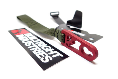 BuiltRight Industries 09-20 Ford F-150/Raptor (09-14 SuperCrew Only) Rear Seat Release - Olive Strap 100115 100115 Photo - Primary