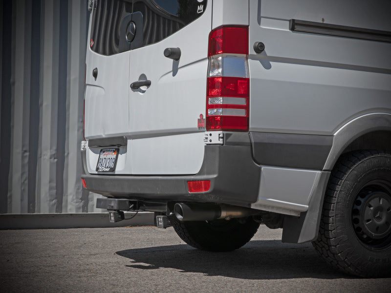 aFe Vulcan Series 3in 304SS DPF-Back Exhaust w/ Black Tip 14-18 Mercedes-Benz Sprinter 2500 49-36502-B 49-36502-B Photo - Mounted