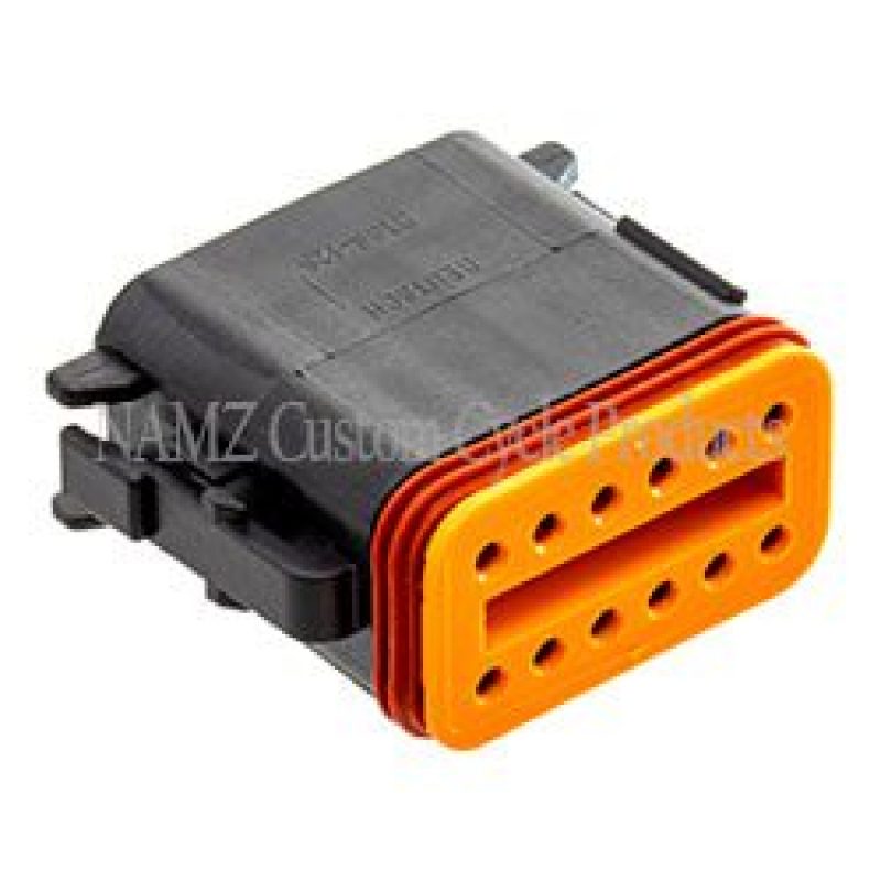 NAMZ Deutsch DT Series 12-Wire Plug & Wedgelock - Black (HD 72119-94BK) DP-12B DP-12B Photo - Primary