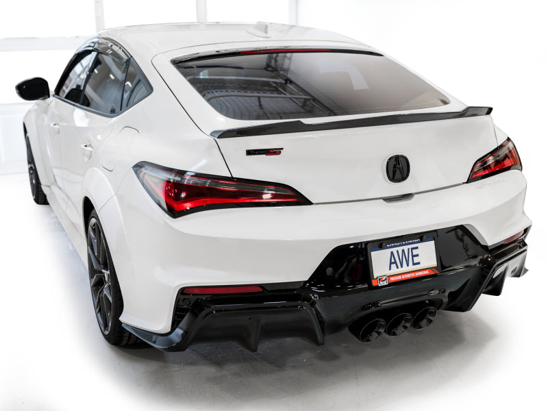 AWE Tuning 2024 Acura Integra Type S DE5 FWD Touring Edition Exhaust w/ Triple Diamond Black Tips 3015-53335 3015-53335 Photo - Mounted