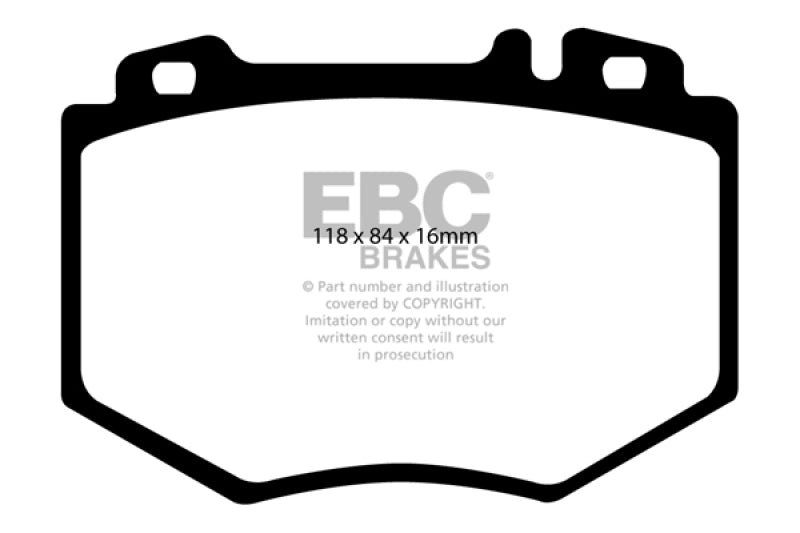 EBC Disc Brake Pad Set DP41487R Photo - Primary