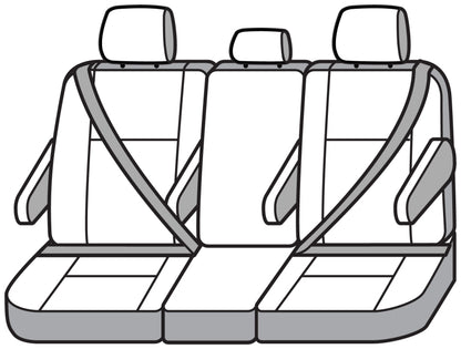 Covercraft 18-21 Honda Odyssey Carhartt Super Dux SeatSaver Custom Second Row Seat Covers - Black SSC8496COBK SSC8496COBK Photo - out of package