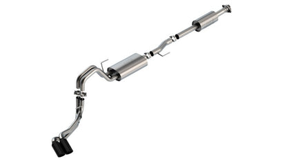 Borla F-150 2021 2.7L/3.5L 4dr CC SB EC STB Lar/KingR/Plnm/LTD 3/2.25 DSE CB Touring BLK CHR Tips 140870BC 140870BC User 1