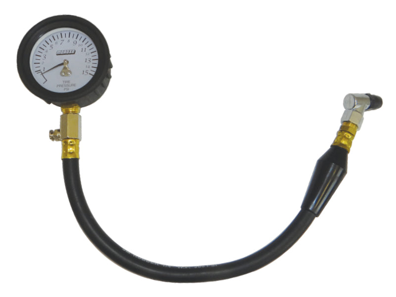 Moroso Tire Pressure Guge Garage Series 0-15 PSI 89592 Photo - Primary