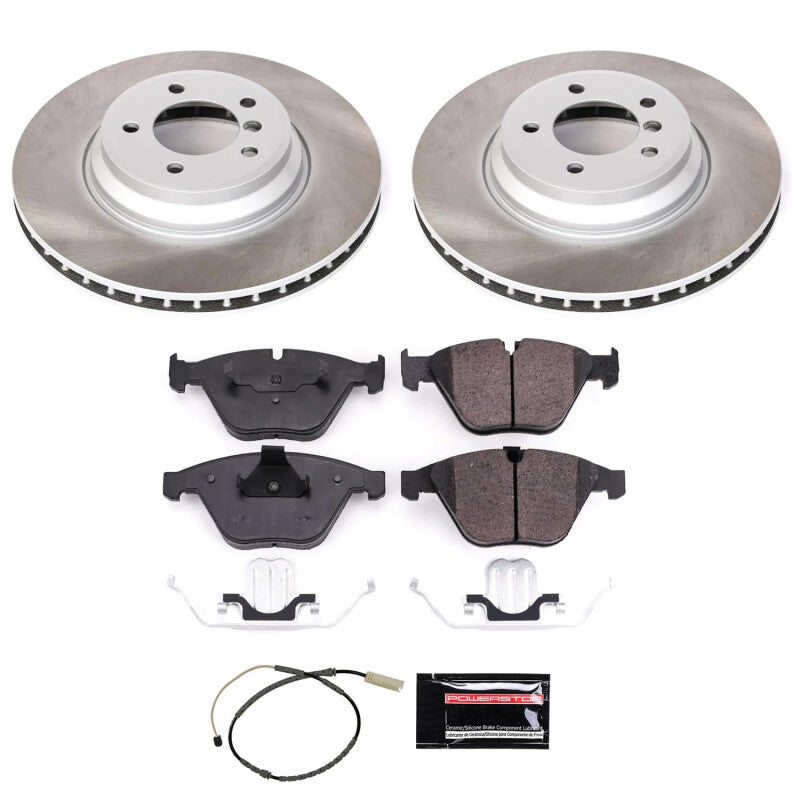 PowerStop Power Stop 13-15 BMW X1 Front Semi-Coated Rotor Kit SC6058 SC6058 Photo - Primary