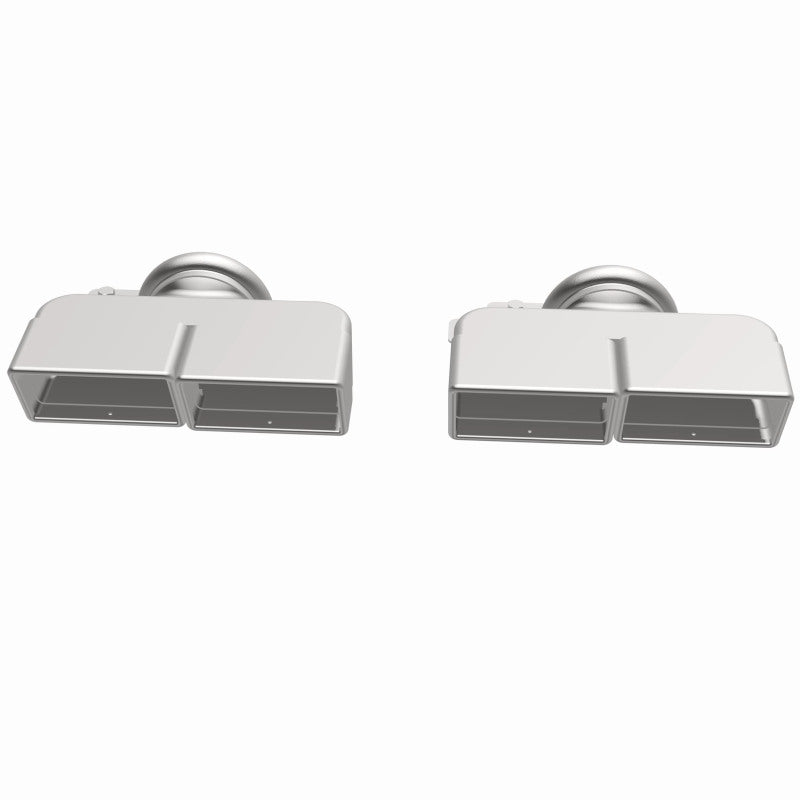 Magnaflow Tip 1-Set Quad Square 35221 35221 360 Degree Image Set