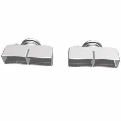 Magnaflow Tip 1-Set Quad Square 35221 35221 360 Degree Image Set
