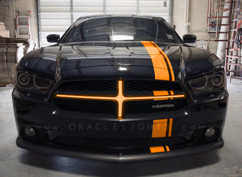 ORACLE Lighting Oracle 11-14 Dodge Charger Illuminated Grille Crosshairs - Amber 5300-005 5300-005 Photo - in package