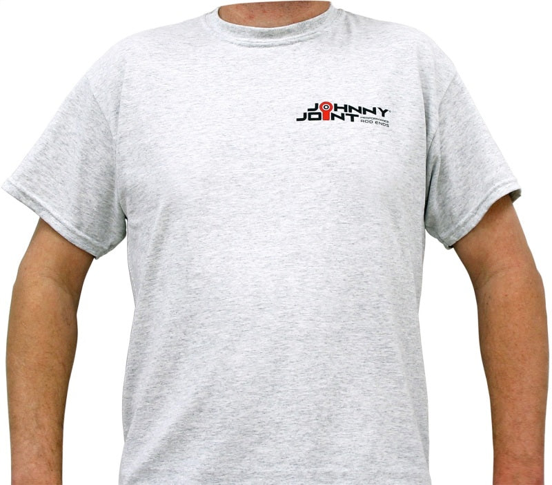 RockJock T-Shirt w/ Johnny Joint Logos Front and Back Gray XXL RJ-711006-XXL
