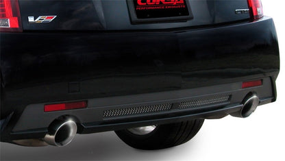 Corsa Performance 09-13 Cadillac CTS Sedan V 6.2L V8 Polished Sport Axle-Back Exhaust 14941 Photo - Mounted