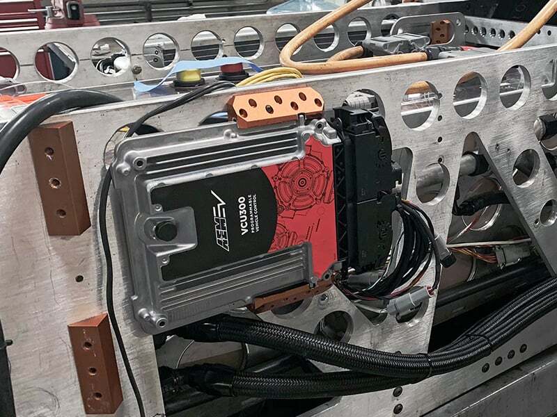 AEM EV VCU300 Programmable Vehicle Control Unit 196-pin Connector 3 CAN 4-Motor Control 30-8100 30-8100 Photo - lifestyle view