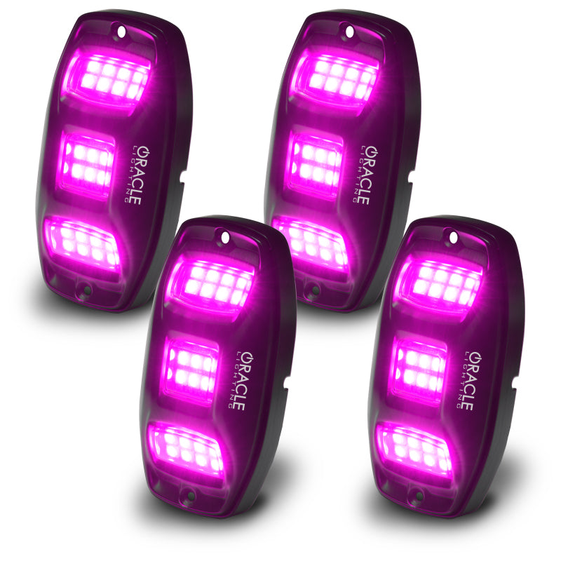 ORACLE Lighting Oracle Underbody  RGB+W Wheel Well Rock Light Kit - 4 PCS - ColorSHIFT 5895-339 5895-339 Photo - out of package