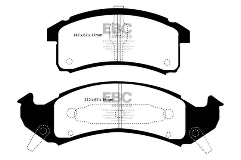 EBC Disc Brake Pad Set DP31271C Photo - Primary
