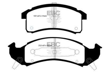 EBC Disc Brake Pad Set UD505 Photo - Primary