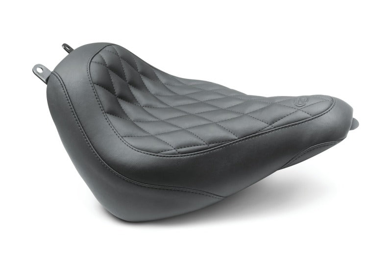Mustang Motorcycle Mustang 18-21 Harley Heritage Classic, Deluxe Wide Tripper Solo Seat Diamond Stitch - Black 83008 83008 Photo - Primary